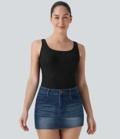 Bodysuits<HALARA Backless Lace Casual Bodysuit