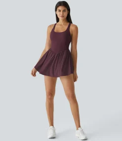 Flowy Dresses|Mini Dresses<HALARA Breezeful™ Corset 2-in-1 Pocket Mini Quick Dry Flowy Pickleball Active Dress
