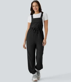 Jumpsuits<HALARA Breezeful™ Drawstring Pockets Quick Dry Hiking Jogger Cargo Overalls