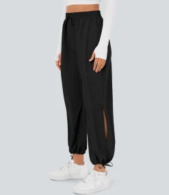 Joggers|Joggers<HALARA Breezeful™ High Waisted Drawstring Pocket Hem Quick Dry Casual Joggers