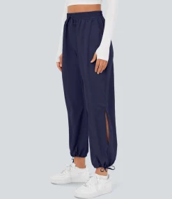 Joggers|Joggers<HALARA Breezeful™ High Waisted Drawstring Pocket Hem Quick Dry Casual Joggers