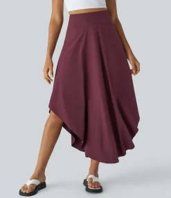Maxi & Midi Skirts|Casual Skirts<HALARA Breezeful™ High Waisted Flowy Quick Dry Maxi Casual Skirt