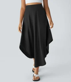 Maxi & Midi Skirts|Casual Skirts<HALARA Breezeful™ High Waisted Flowy Quick Dry Maxi Casual Skirt