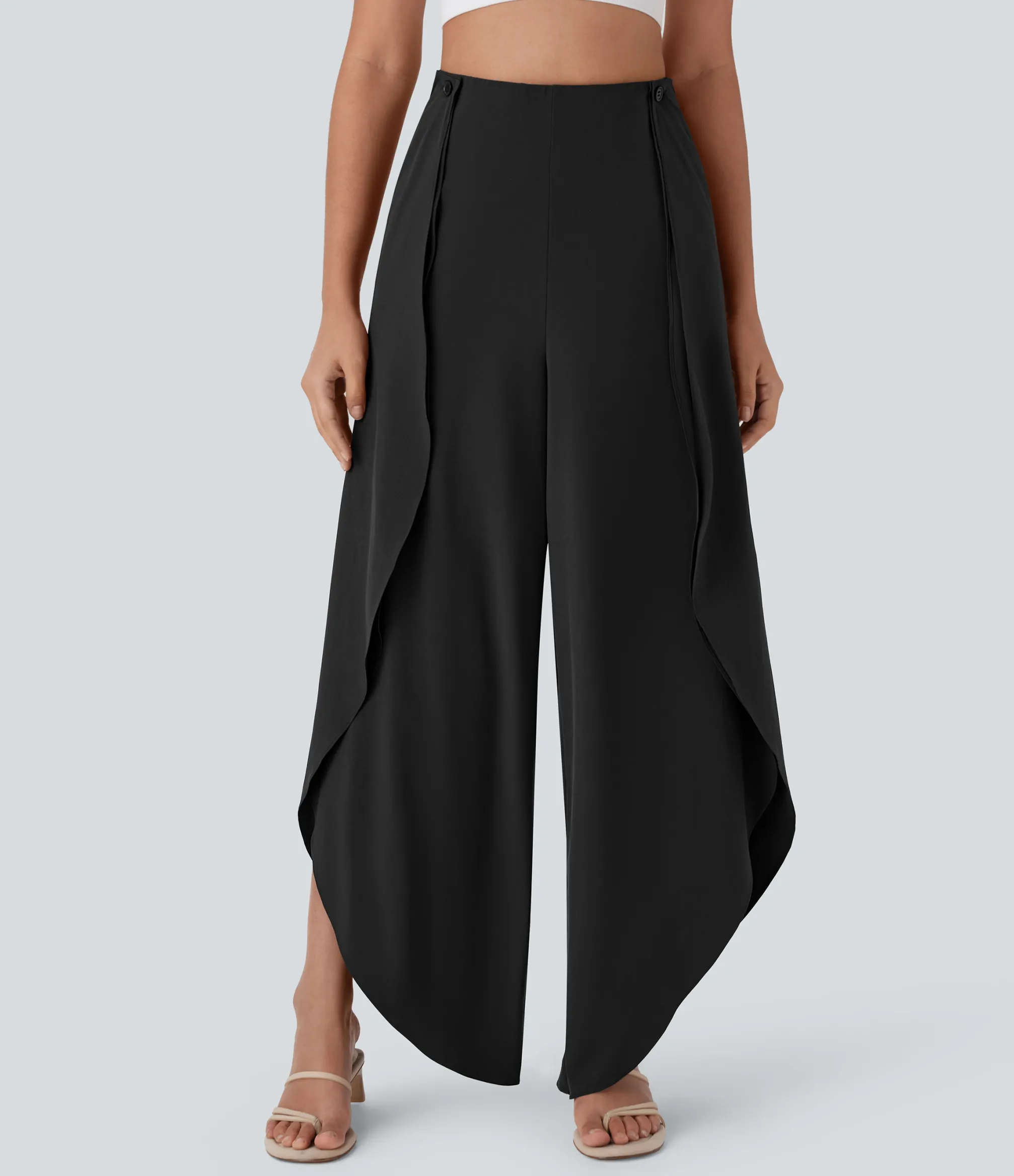 Pants|Flowy Pants<HALARA Breezeful™ High Waisted Pocket Wrap Flowy Quick Dry Pants