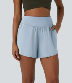 Active Shorts|Shorts<HALARA Breezeful™ High Waisted Pocket Quick Dry Casual Shorts 4"