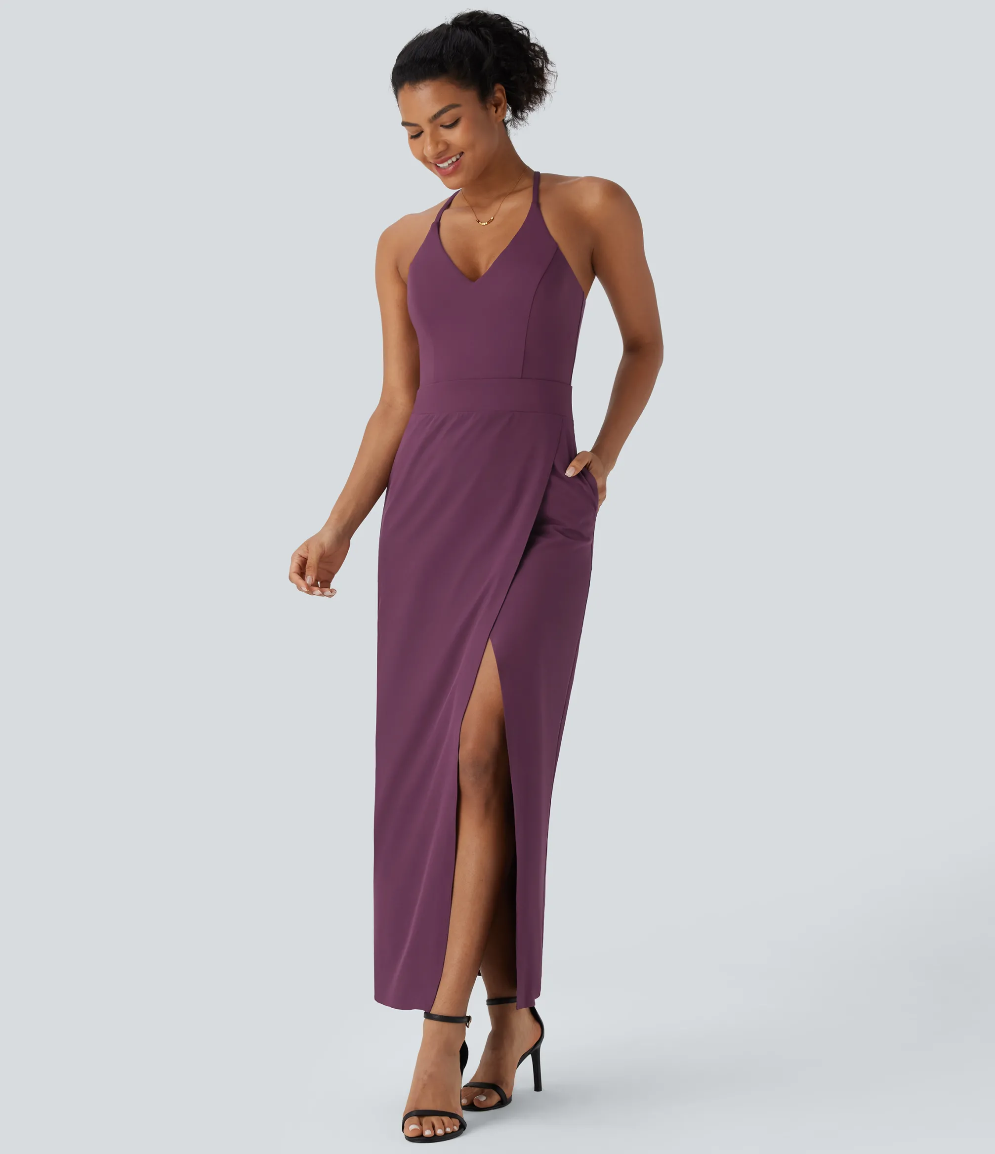Flowy Dresses|Maxi & Midi Dresses<HALARA Breezeful™ Pocket Maxi Quick Dry Dress