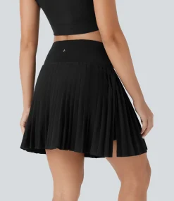 Pleated Skirts|Flowy Skirts<HALARA Breezeful™ SoCinched High Waisted Tummy Control Pleated 2-in-1 Quick Dry Mini Tennis Skirt with Pockets