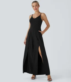 Jumpsuits<HALARA Breezeful™ Wide Leg Quick Dry Casual Jumpsuit with Pockets