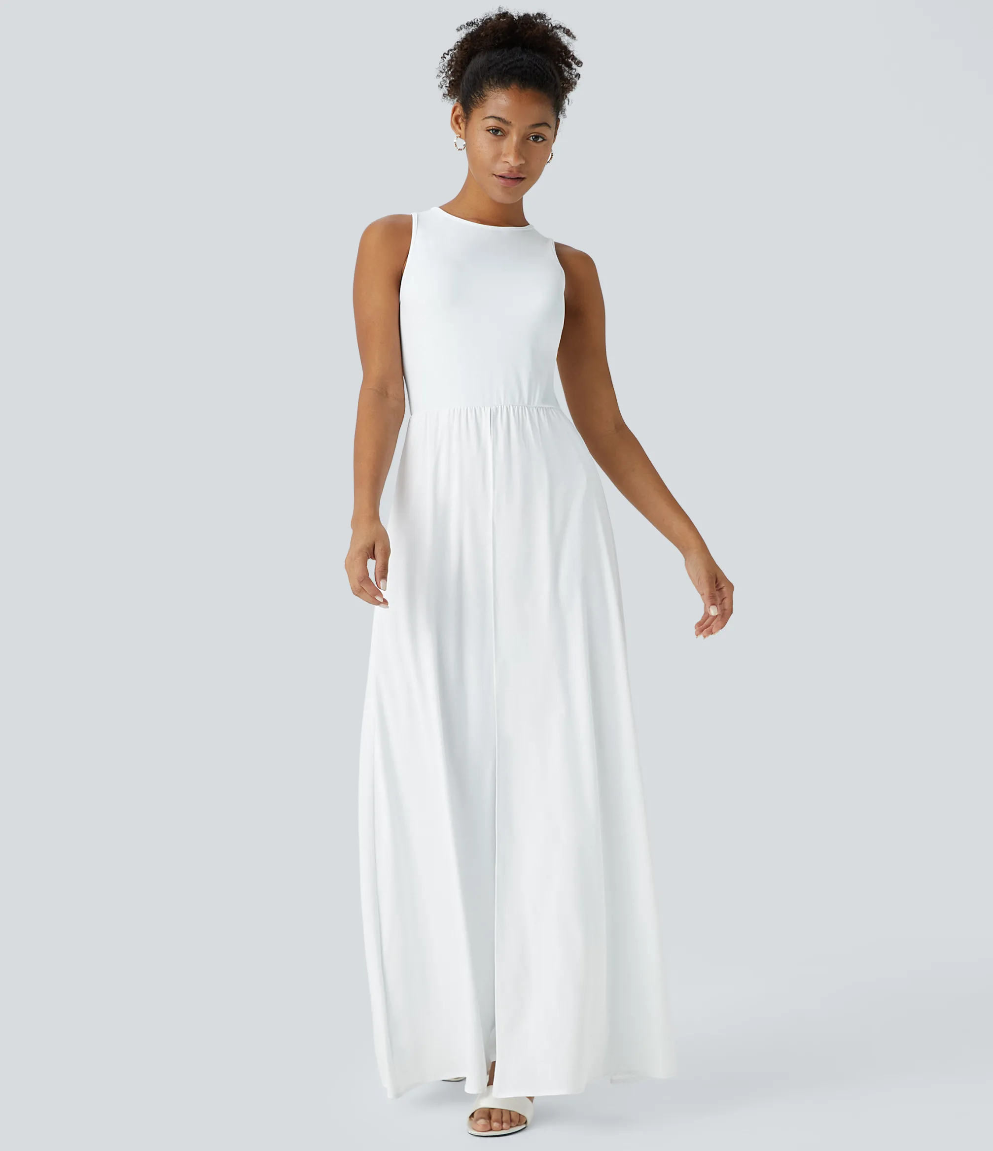 Jumpsuits<HALARA Breezeful™ Zipper Sleeveless Pocket Contrast Quick Dry Jumpsuit