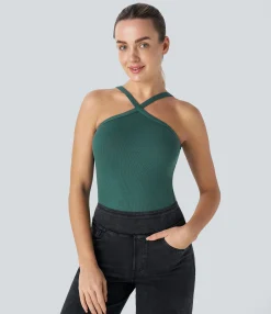 Casual Tops|Tank Tops & Camis<HALARA Casual Tank Top