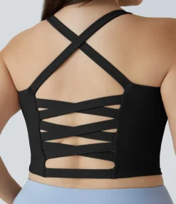 Plus Size<HALARA Cropped Yoga Plus Size Tank Top