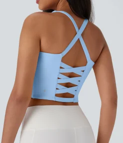Tank Tops & Camis|Tank Tops<HALARA Cropped Yoga Tank Top-D/DD/DDD/F Cups