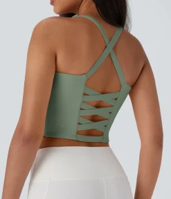Tank Tops & Camis|Tank Tops<HALARA Cropped Yoga Tank Top-D/DD/DDD/F Cups