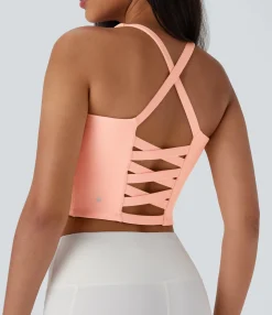 Tank Tops & Camis|Tank Tops<HALARA Cropped Yoga Tank Top-D/DD/DDD/F Cups