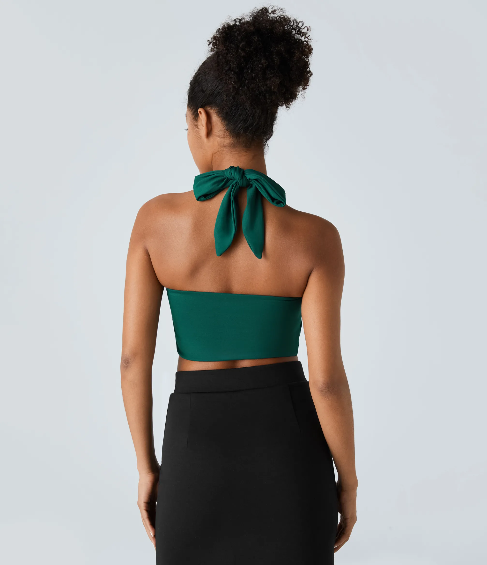 Tank Tops & Camis|Tank Tops<HALARA Crossover Halter Tie Back Work Tank Top