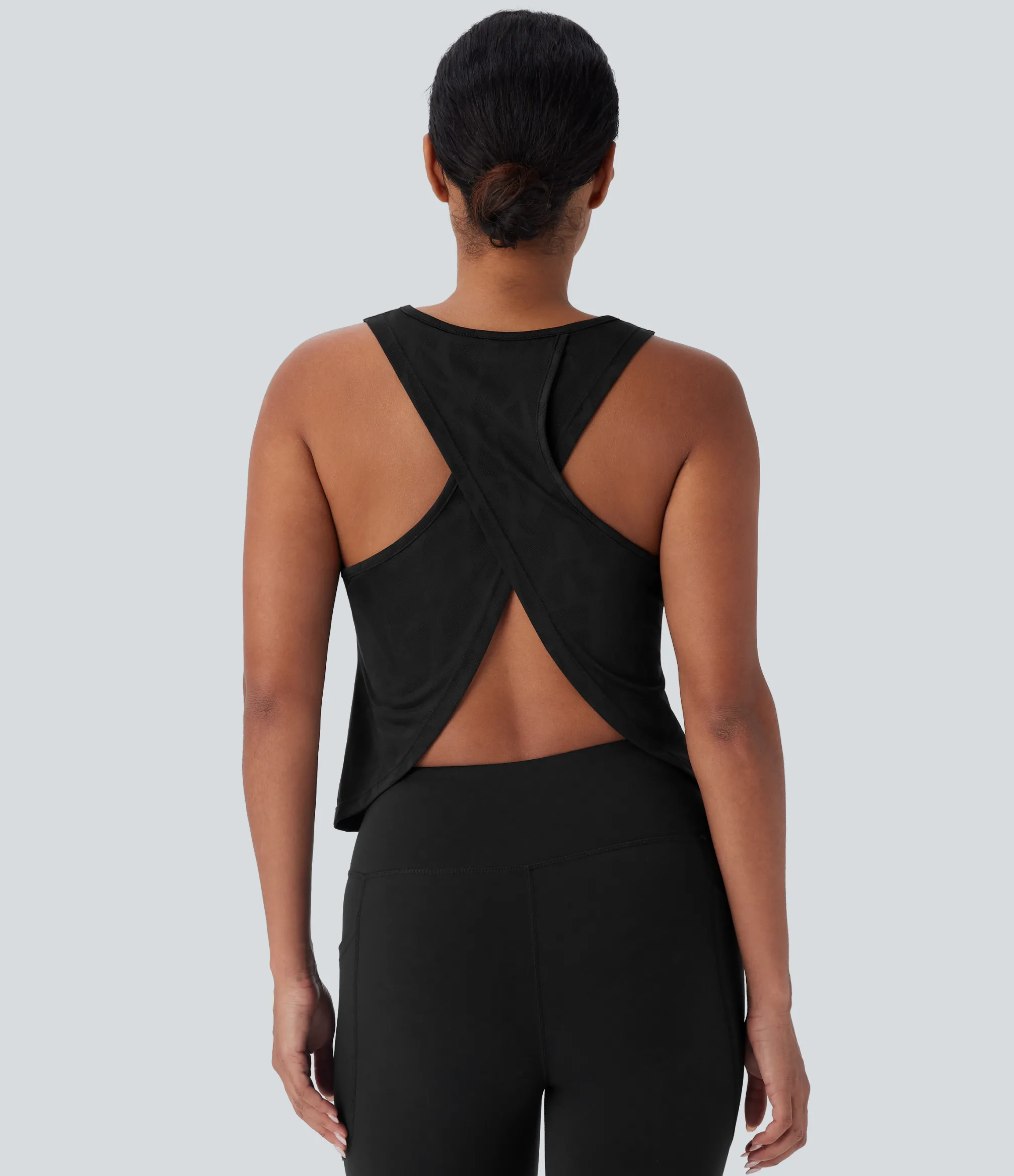 Tank Tops & Camis|Tank Tops<HALARA Crossover Hem Running Tank Top