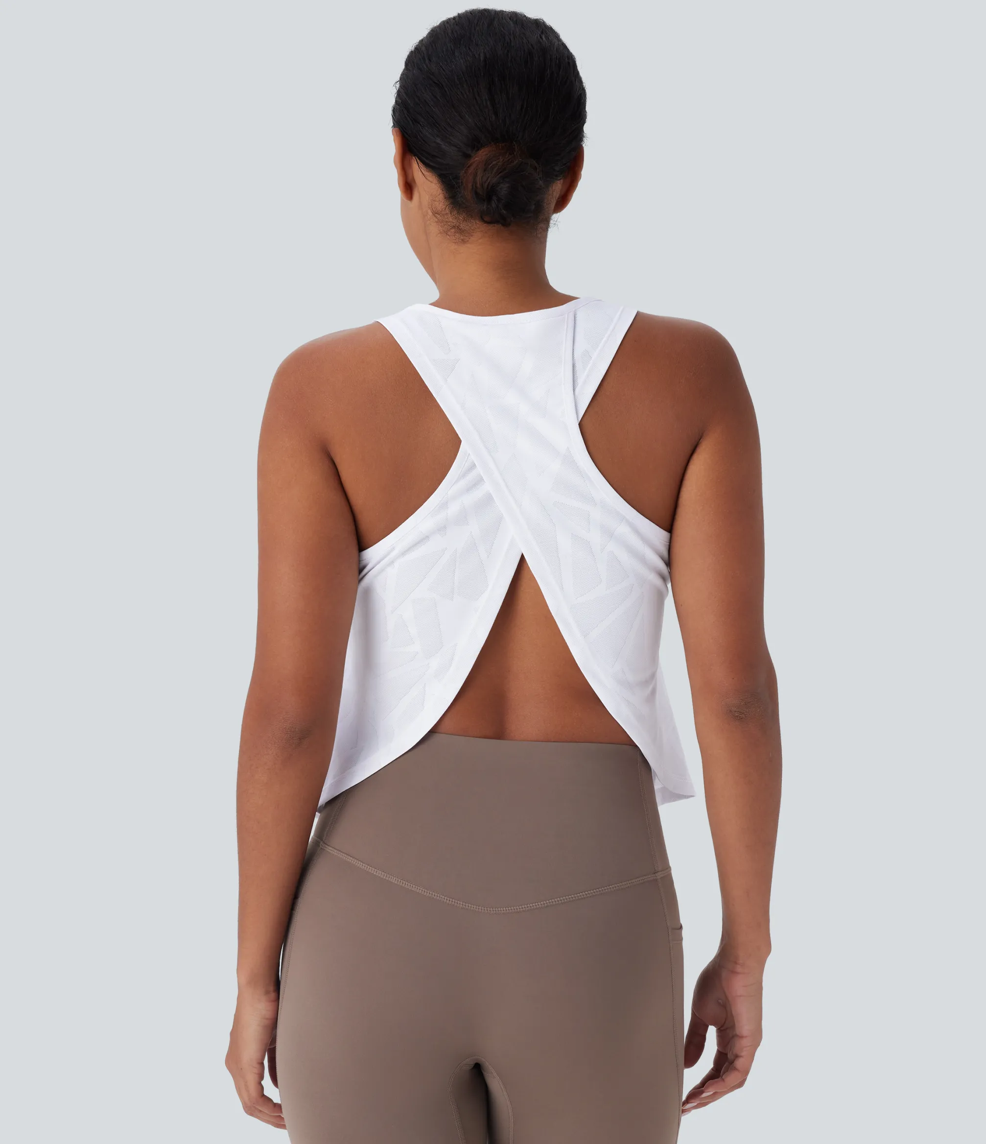 Tank Tops & Camis|Tank Tops<HALARA Crossover Hem Running Tank Top