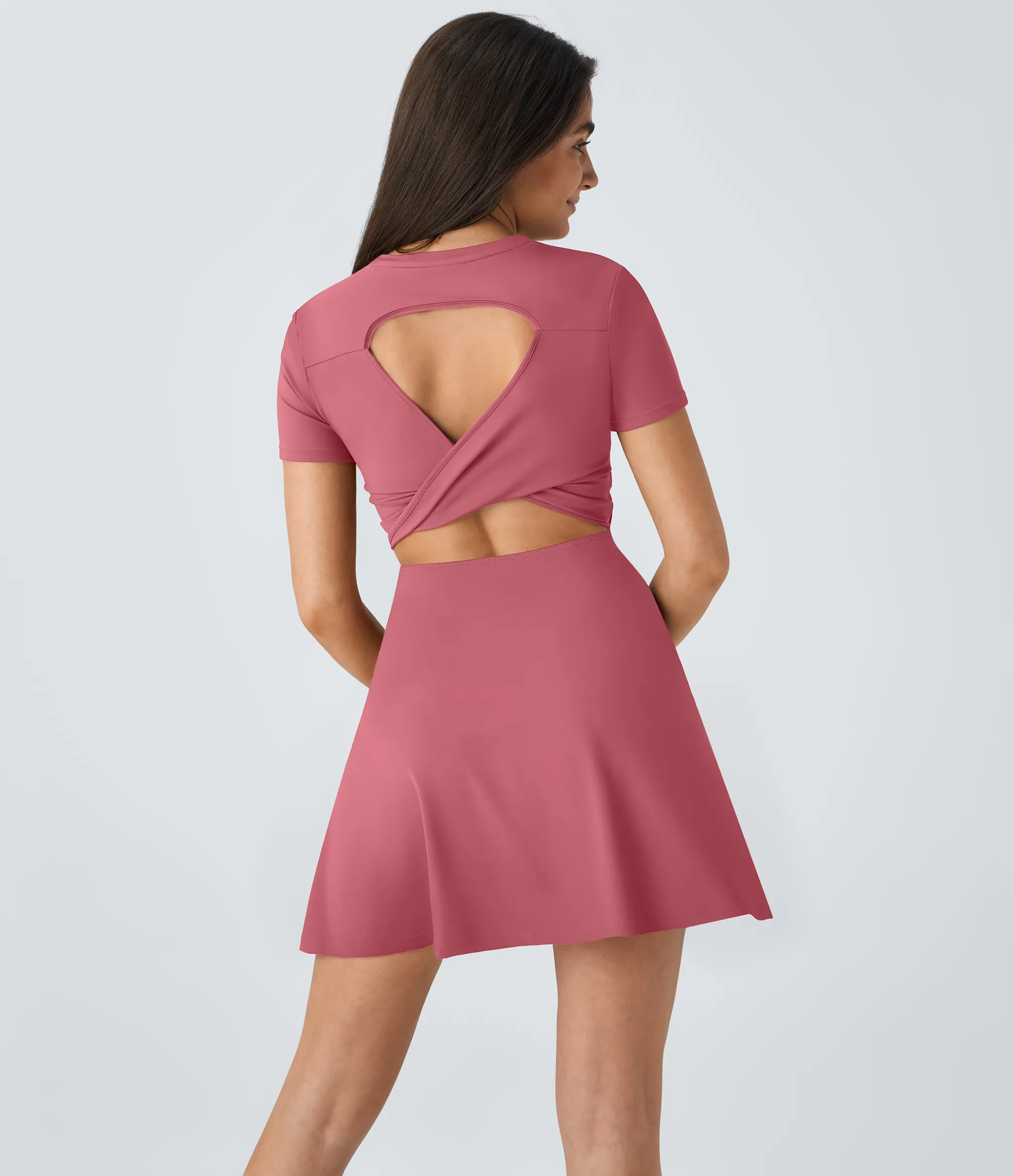 Mini Dresses|Active Dresses<HALARA Cut Out Flare Mini Dance Active Dress