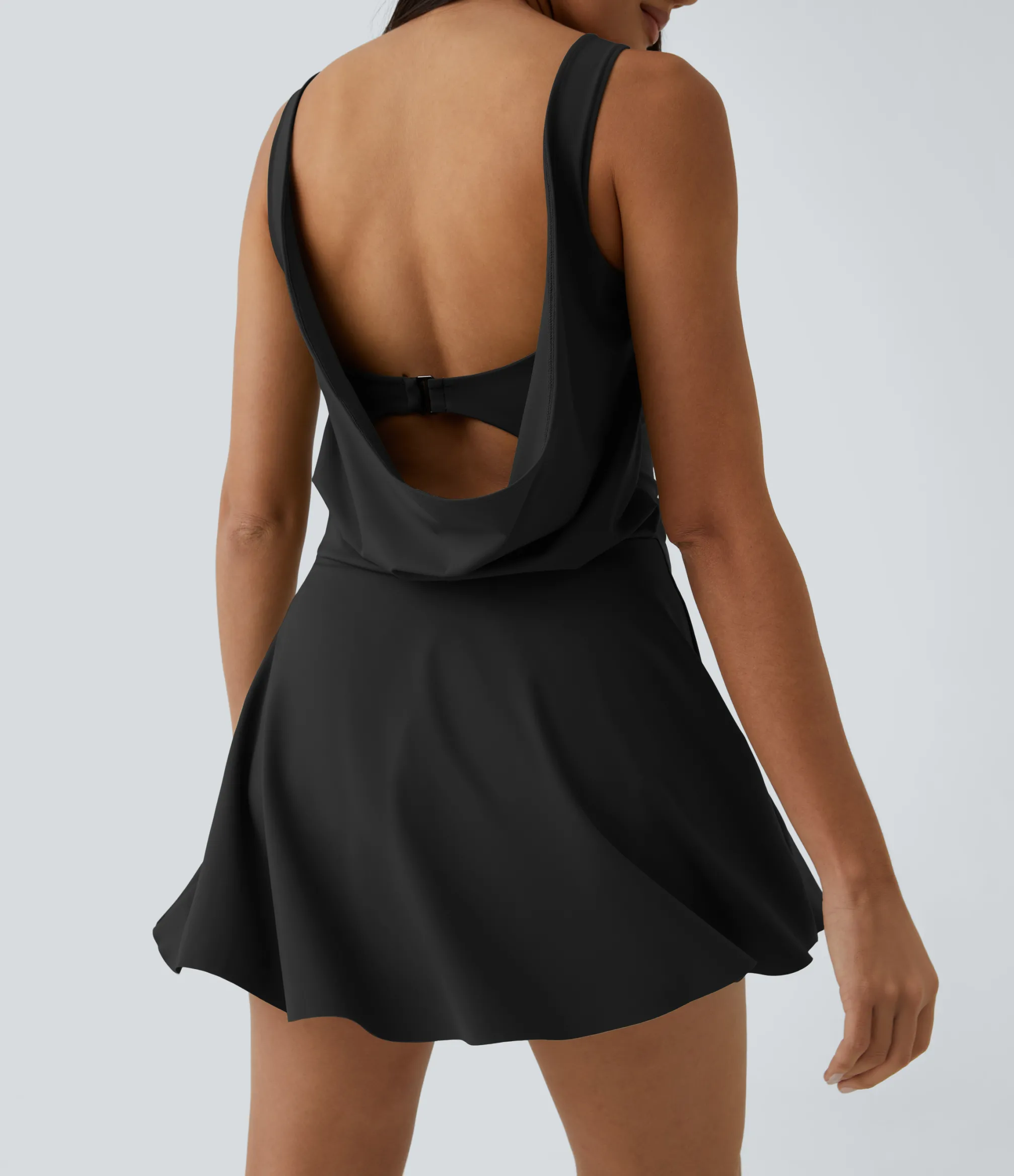 Mini Dresses|Active Dresses<HALARA Draped G-Hook 2-in-1 Pocket Mini Dance Active Dress