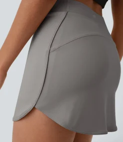 Mini Skirts|Casual Skirts<HALARA Everyday High Waisted Side Pocket 2-in-1 Micro Mini Golf Skirt-Clarity