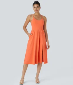 Maxi & Midi Dresses|Dresses<HALARA Everyday Midi Chill Dress-La Land