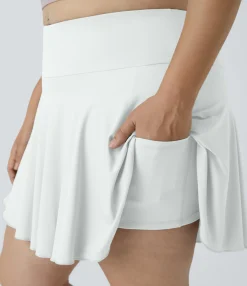 Plus Size<HALARA Everyday SoftlyZero™ Airy 2-in-1 Tennis Cool Touch Plus Size Skirt-Marvelous-UPF50+