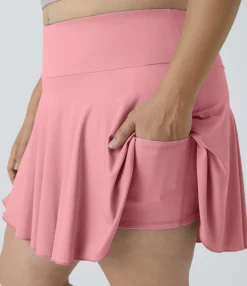 Plus Size<HALARA Everyday SoftlyZero™ Airy 2-in-1 Tennis Cool Touch Plus Size Skirt-Marvelous-UPF50+