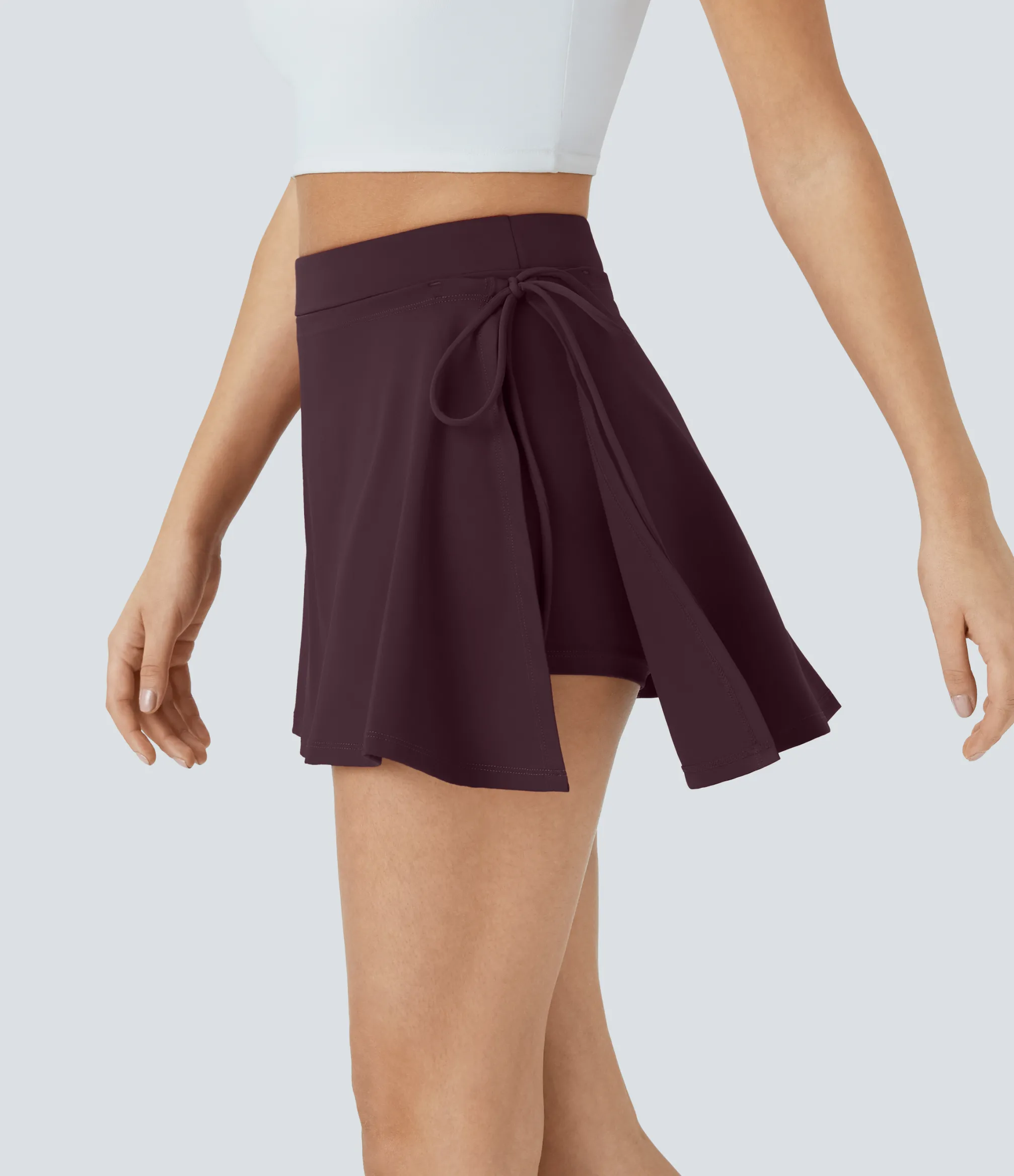 Casual Skirts<HALARA Everyday SoftlyZero™ Airy Mid Rise Tie Side A Line 2-in-1 Pocket Mini Cool Touch Skirt-UPF50+