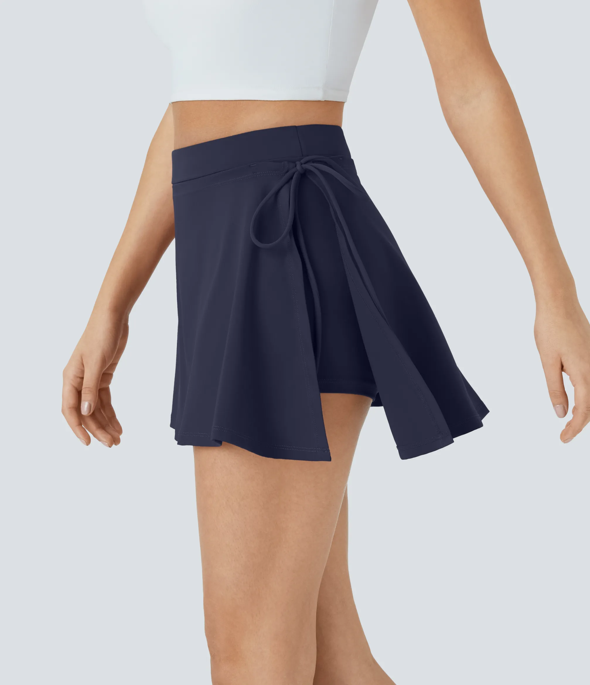 Casual Skirts<HALARA Everyday SoftlyZero™ Airy Mid Rise Tie Side A Line 2-in-1 Pocket Mini Cool Touch Skirt-UPF50+