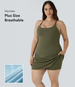 Plus Size<HALARA Everyday SoftlyZero™ Plush Plus Size Dress-Wannabe