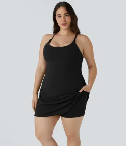 Plus Size<HALARA Everyday SoftlyZero™ Plush Plus Size Dress-Wannabe