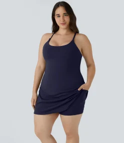 Plus Size<HALARA Everyday SoftlyZero™ Plush Plus Size Dress-Wannabe