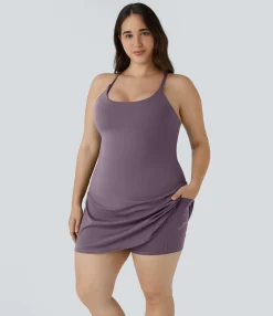 Plus Size<HALARA Everyday SoftlyZero™ Plush Plus Size Dress-Wannabe
