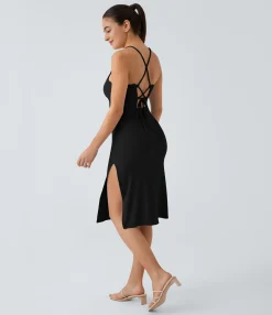 Bodycon Dresses|Wedding Dresses<HALARA Everyday Strap Bodycon Midi Chill Dress-Sensational