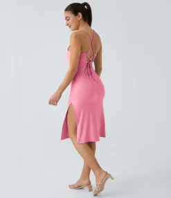 Bodycon Dresses|Wedding Dresses<HALARA Everyday Strap Bodycon Midi Chill Dress-Sensational