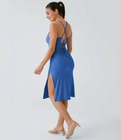 Bodycon Dresses|Wedding Dresses<HALARA Everyday Strap Bodycon Midi Chill Dress-Sensational