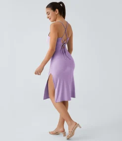 Bodycon Dresses|Wedding Dresses<HALARA Everyday Strap Bodycon Midi Chill Dress-Sensational