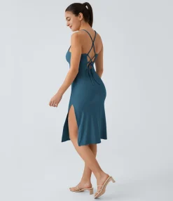 Bodycon Dresses|Wedding Dresses<HALARA Everyday Strap Bodycon Midi Chill Dress-Sensational