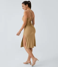 Bodycon Dresses|Wedding Dresses<HALARA Everyday Strap Bodycon Midi Chill Dress-Sensational