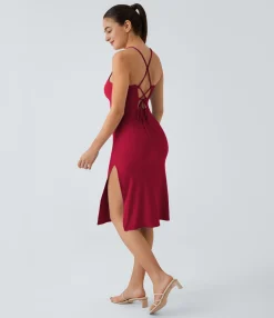 Bodycon Dresses|Wedding Dresses<HALARA Everyday Strap Bodycon Midi Chill Dress-Sensational