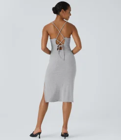 Bodycon Dresses|Wedding Dresses<HALARA Everyday Strap Bodycon Midi Chill Dress-Sensational