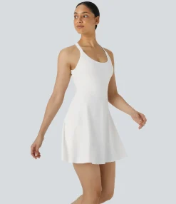 Mini Dresses|Active Dresses<HALARA Flare Mini Dance Active Dress-Longer Length