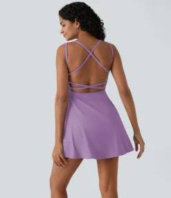 Mini Dresses|Active Dresses<HALARA Flare Mini Slip Dance Active Dress