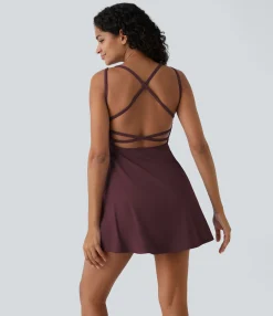 Mini Dresses|Active Dresses<HALARA Flare Mini Slip Dance Active Dress