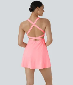 Active Dresses|Dresses<HALARA Flare 2-Piece Pocket Dance Active Dress