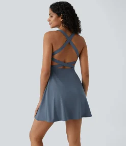 Active Dresses|Dresses<HALARA Flare 2-Piece Pocket Dance Active Dress