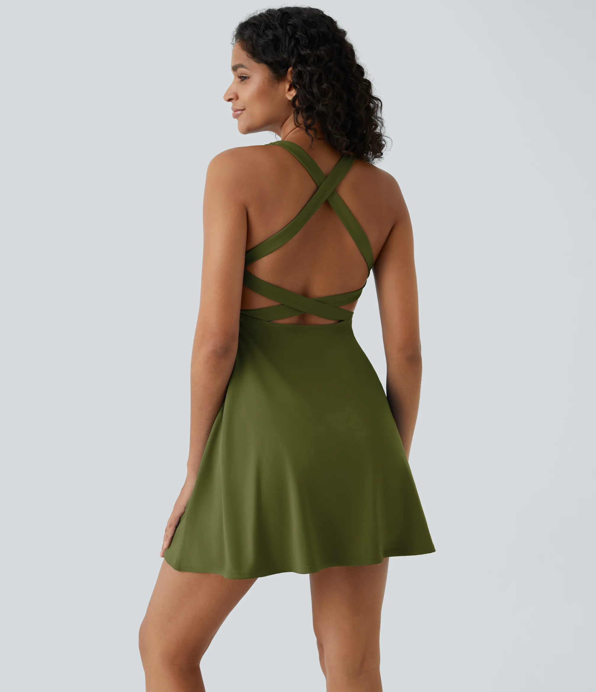Active Dresses|Dresses<HALARA Flare 2-Piece Pocket Dance Active Dress