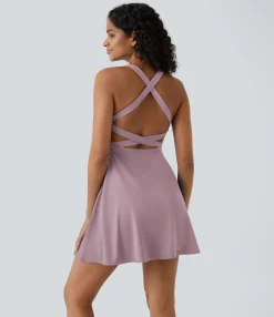 Active Dresses|Dresses<HALARA Flare 2-Piece Pocket Dance Active Dress