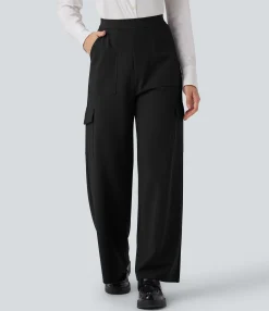 Pants|Cargo Pants<HALARA Flex™ High Waisted Straight Leg Cargo Work Pants with Pockets