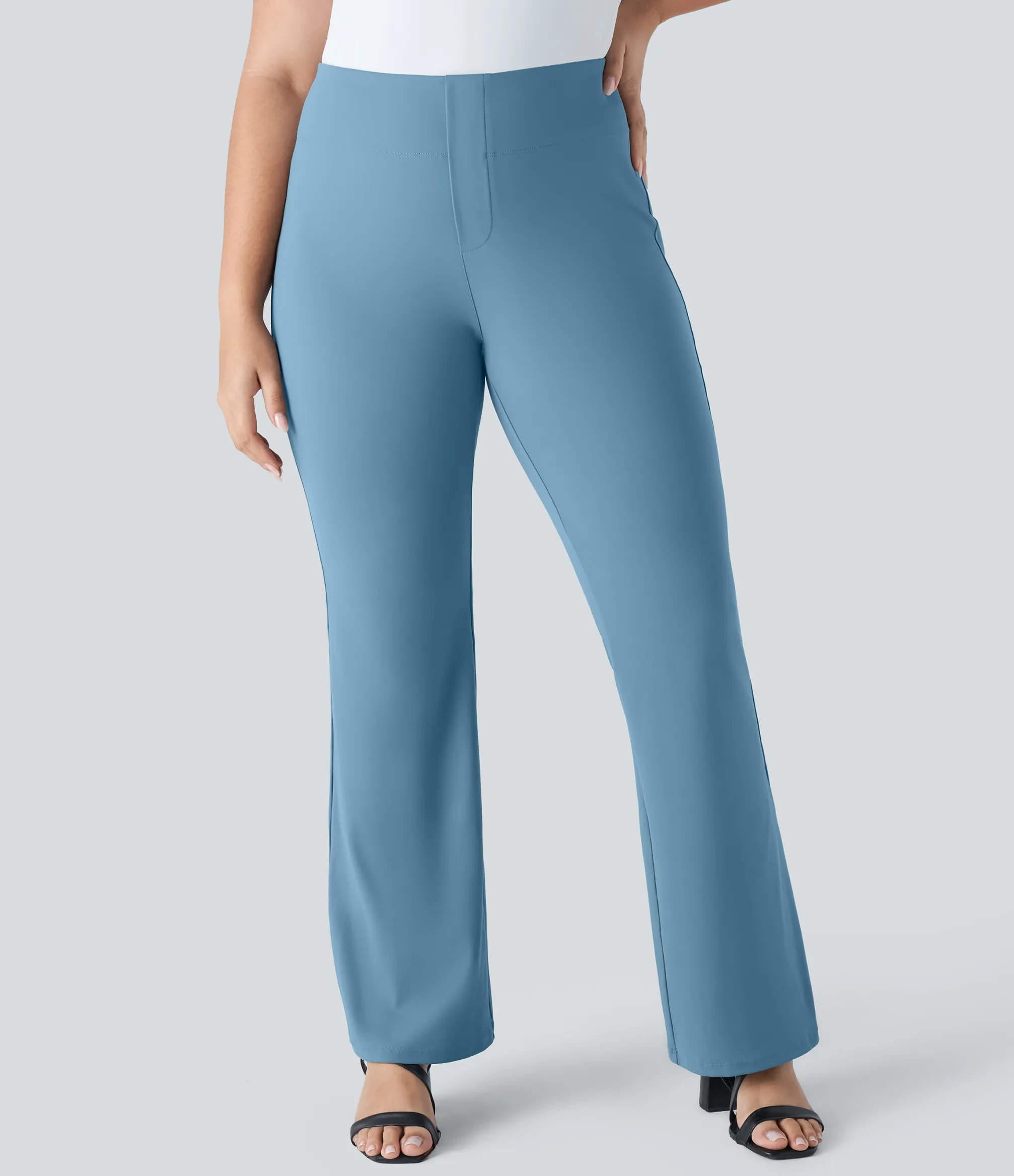 Halara Flex™ Pant|Plus Size<HALARA Flex™ High Waisted Pocket Work Plus Size Pants
